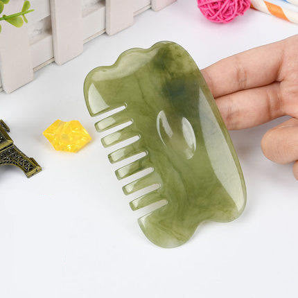 Handmade Natural Resin Face Point Guasha Massage Tool
