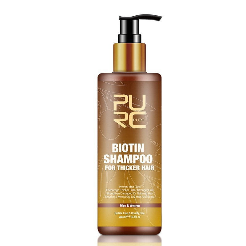 Ginger Biotin Three-piece Shampoo Conditioner Repair Dry And Frizz Essential Oil