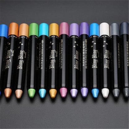 Pearlescent Eyeshadow Pen long Lasting Waterproof, 15 colors