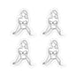 Cause I'm a Woman Kiss-Cut Stickers for Personal Expression, Laptop Decor, Artsy Journal Accessories, Gift for Friends
