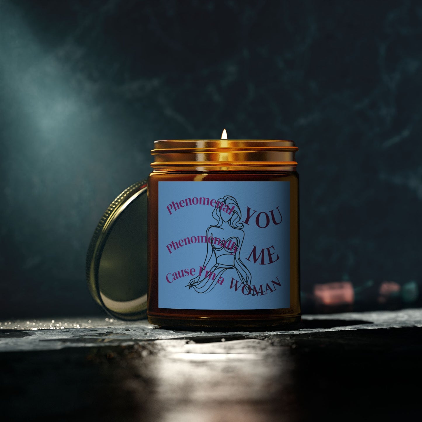 Phenomenal Woman Scented Candle, Aromatherapy Candle, Gift for Her, Self-Care Candle, Relaxation Decor