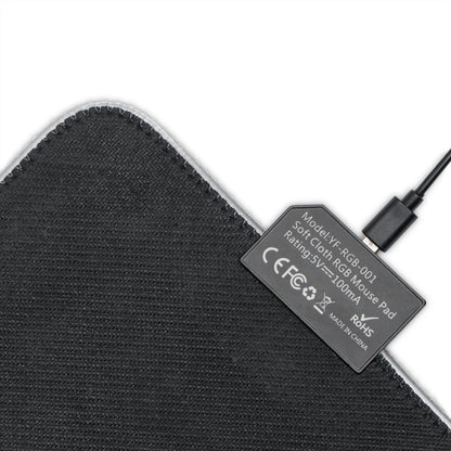 LED Gaming Mouse Pad with RGB Light Display