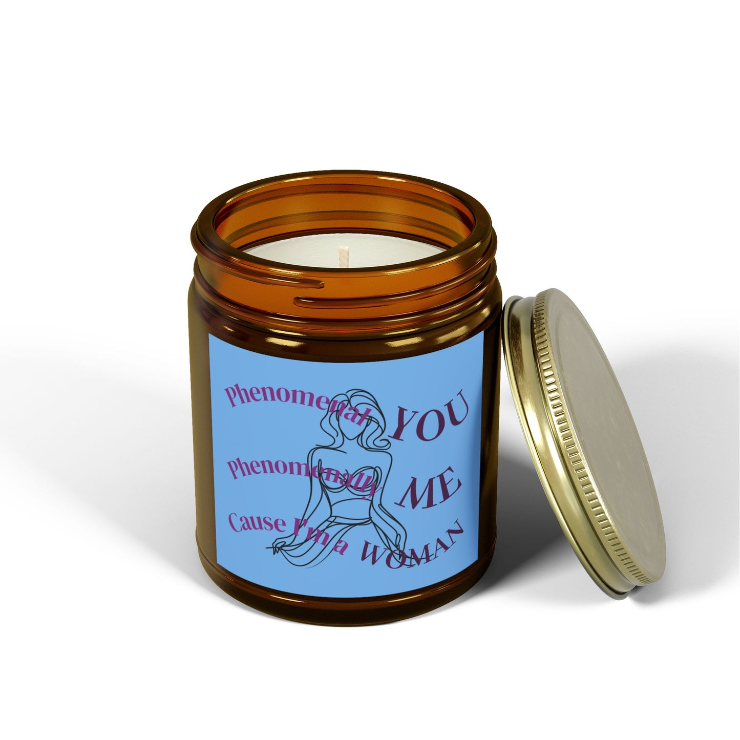 Phenomenal Woman Scented Candle, Aromatherapy Candle, Gift for Her, Self-Care Candle, Relaxation Decor