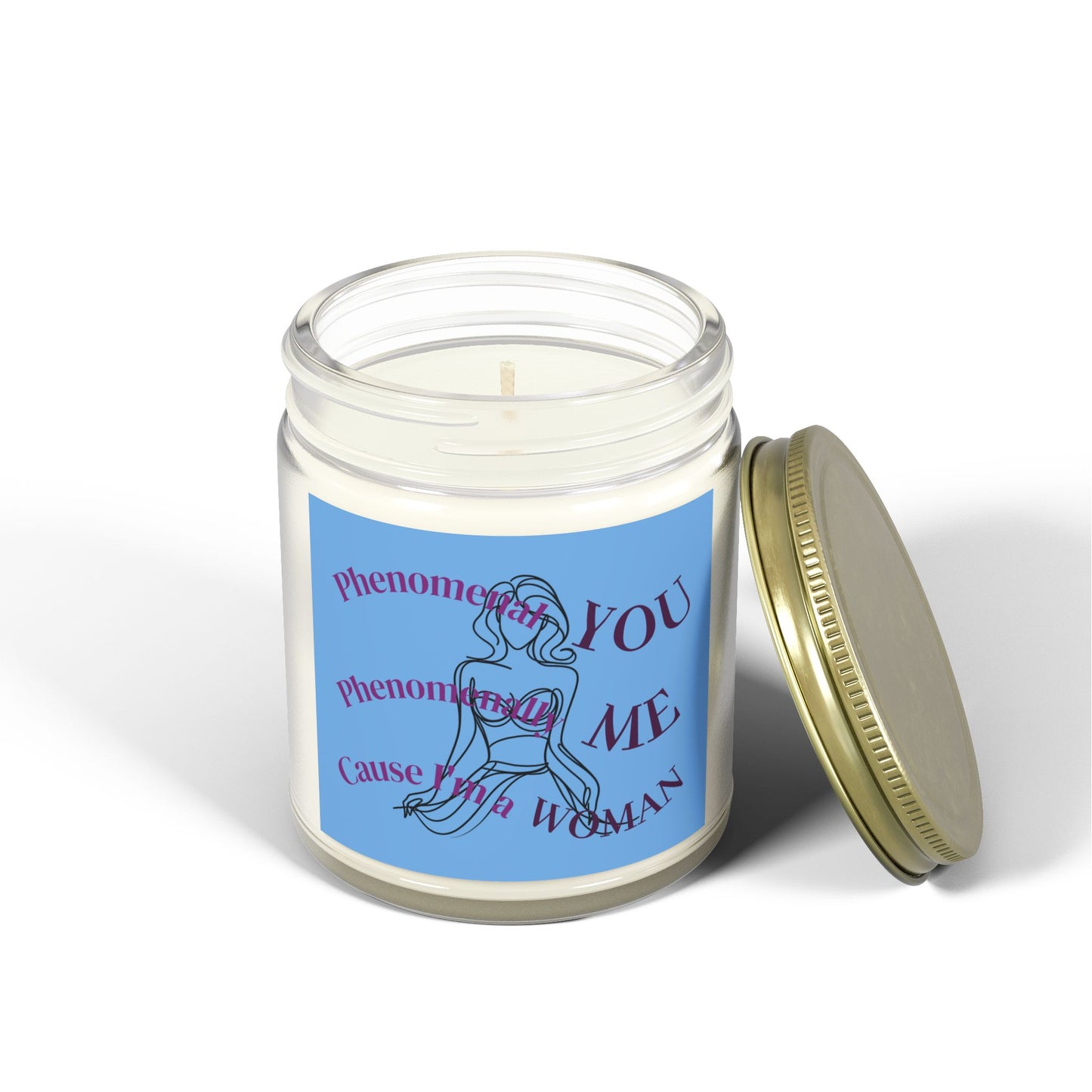 Phenomenal Woman Scented Candle, Aromatherapy Candle, Gift for Her, Self-Care Candle, Relaxation Decor