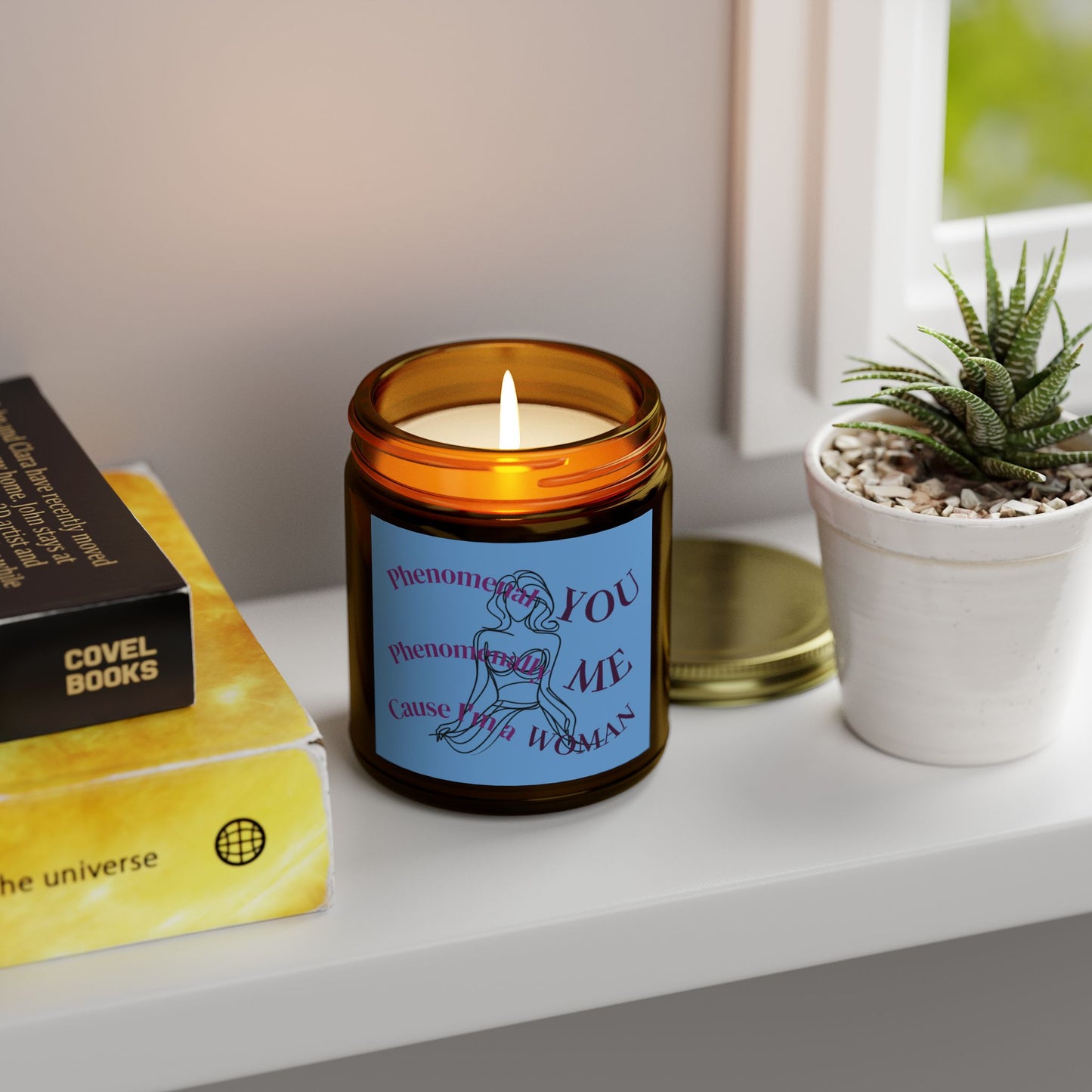 Phenomenal Woman Scented Candle, Aromatherapy Candle, Gift for Her, Self-Care Candle, Relaxation Decor