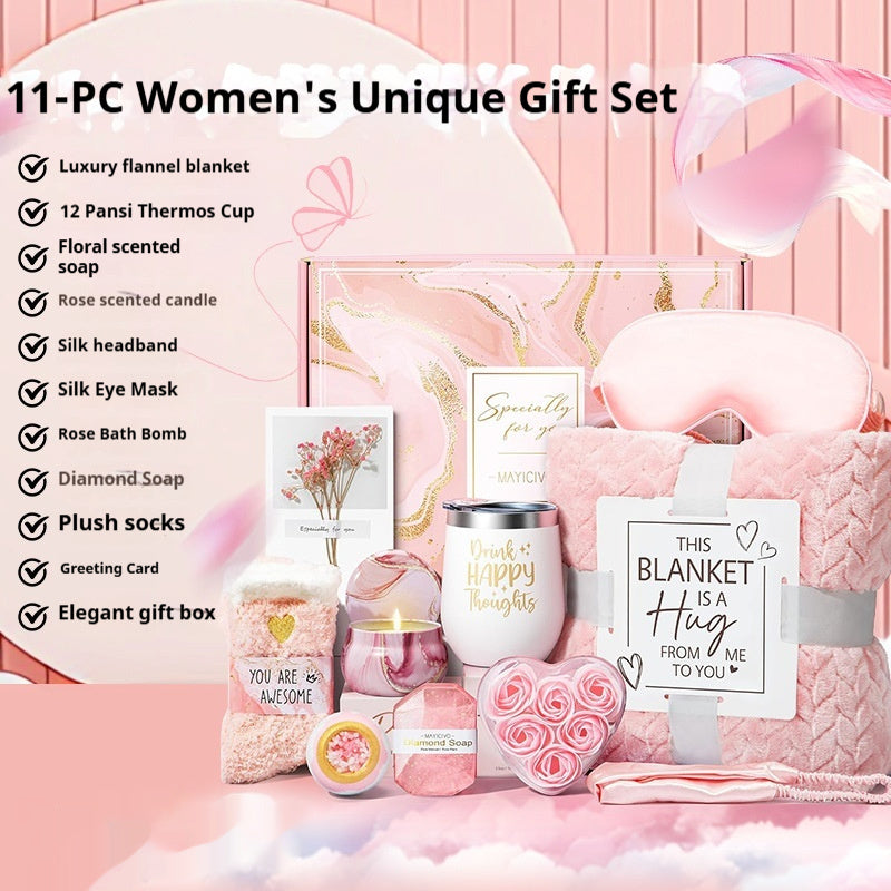 Aromatherapy Candle, Soap, Bath Set Gift Set Birthday