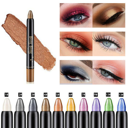 Pearlescent Eyeshadow Pen long Lasting Waterproof, 15 colors