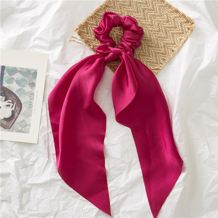Silky square hair band