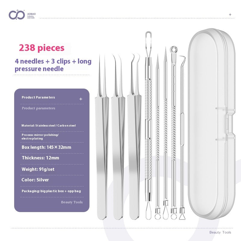 4-piece Needle Set Acne Clip Ultra Fine And Pointed
