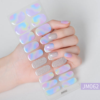 Waterproof And Durable Semi-curing Gel Nail Sticker