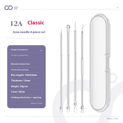 4-piece Needle Set Acne Clip Ultra Fine And Pointed