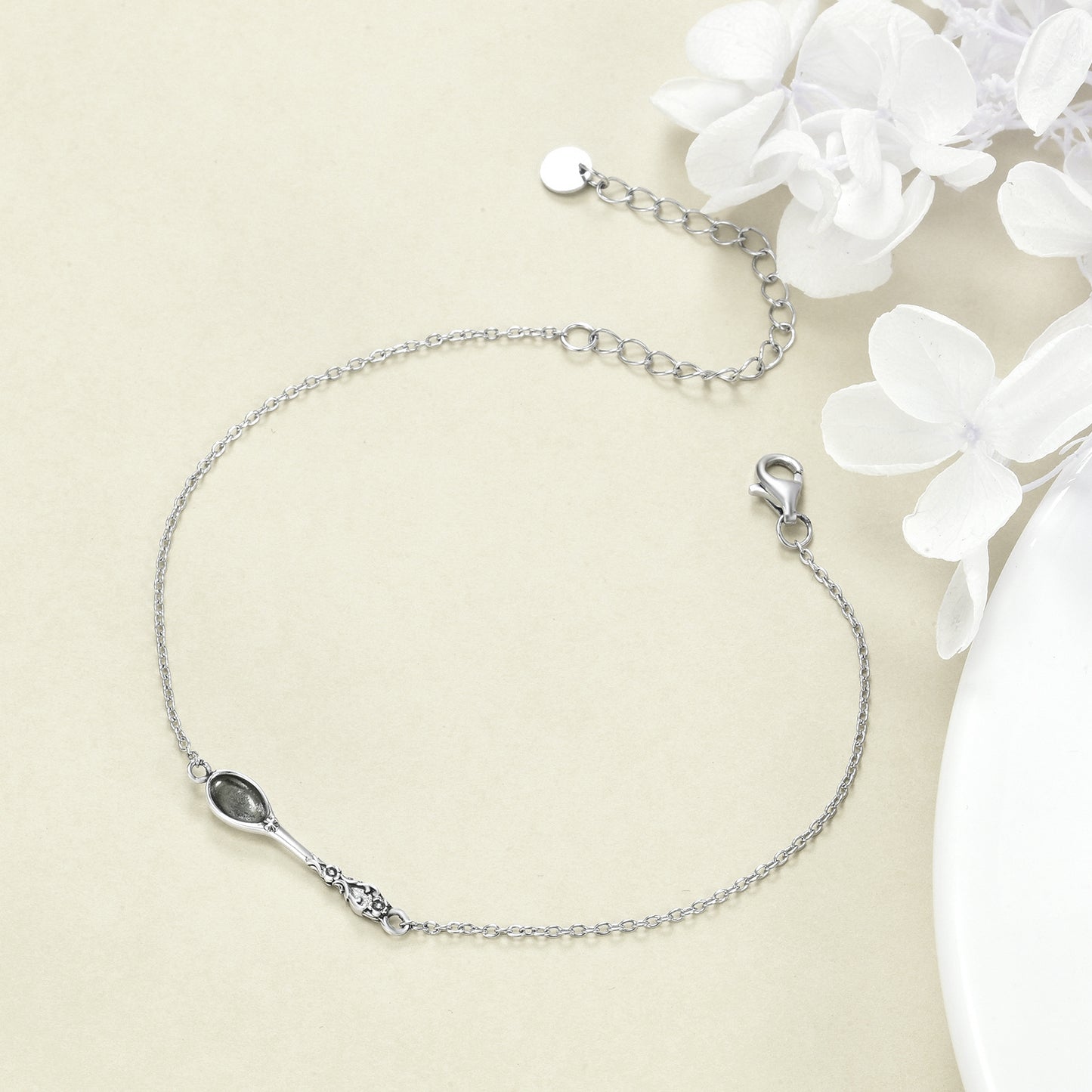 Spoon Bracelet 925 Sterling Silver