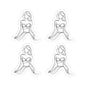 Cause I'm a Woman Kiss-Cut Stickers for Personal Expression, Laptop Decor, Artsy Journal Accessories, Gift for Friends