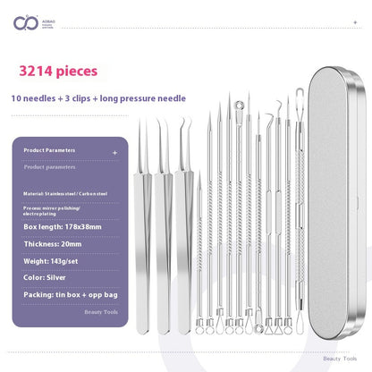 4-piece Needle Set Acne Clip Ultra Fine And Pointed