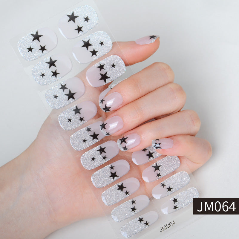 Waterproof And Durable Semi-curing Gel Nail Sticker