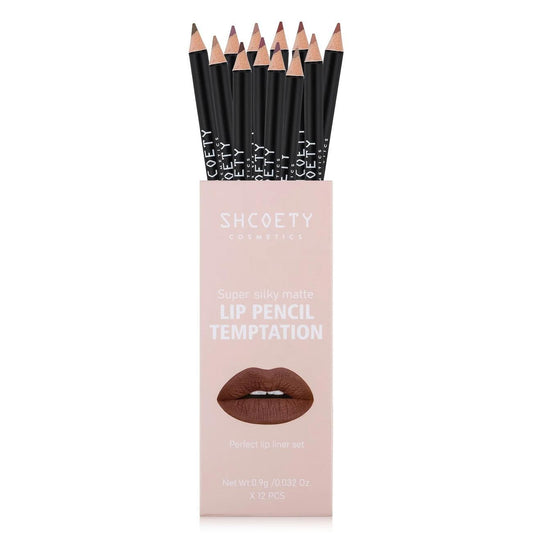 Private Label 12 Colors Smooth Waterproof Long-lasting Vegan Cruelty-free Non-stick Easy To Color Lip Liner Makeup