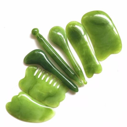 Handmade Natural Resin Face Point Guasha Massage Tool