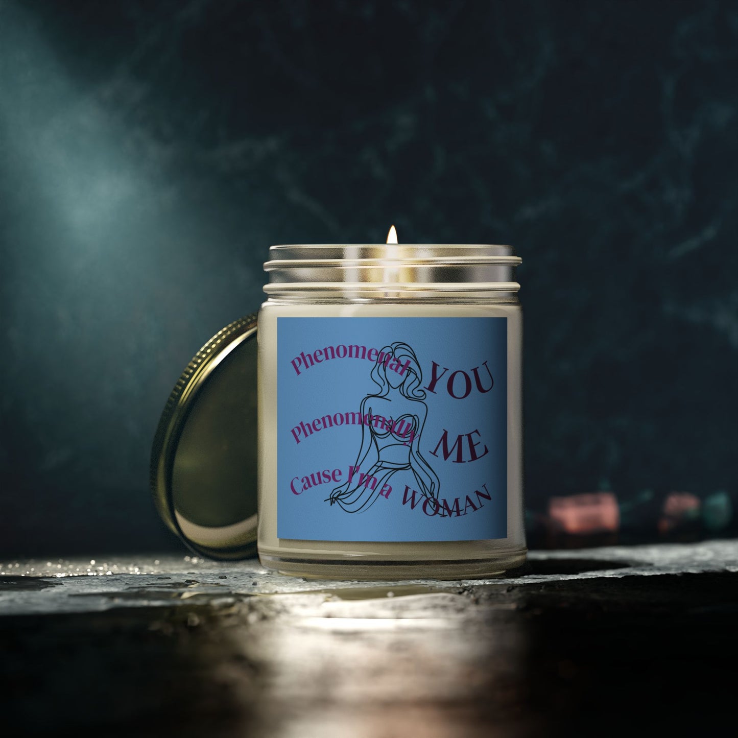 Phenomenal Woman Scented Candle, Aromatherapy Candle, Gift for Her, Self-Care Candle, Relaxation Decor