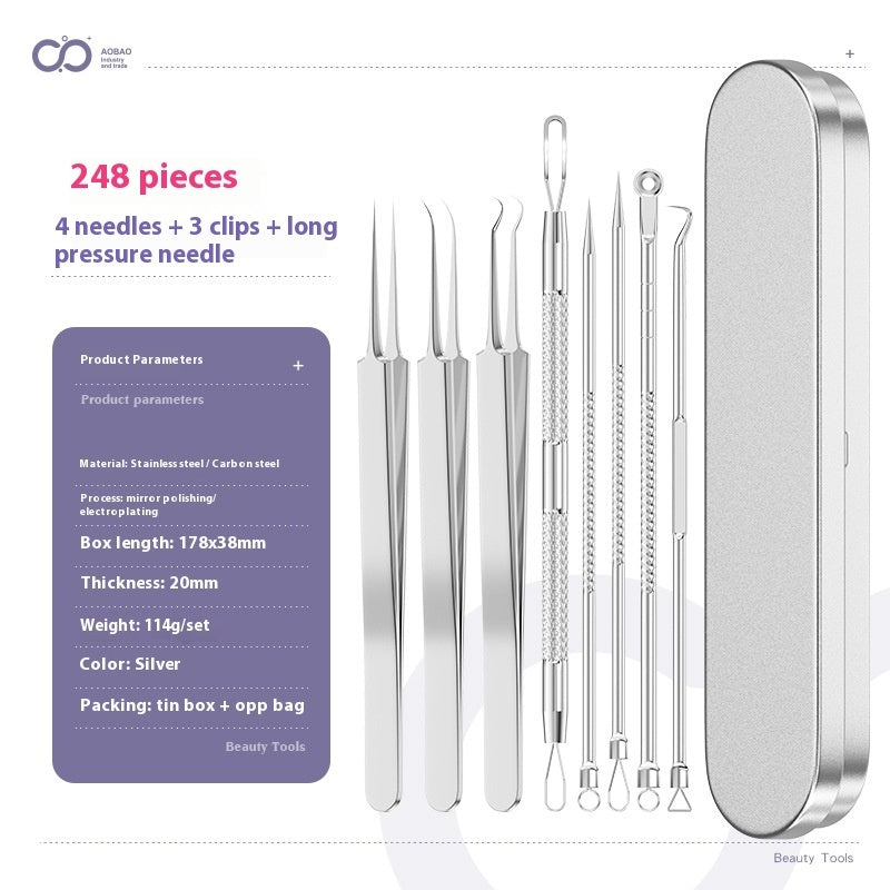 4-piece Needle Set Acne Clip Ultra Fine And Pointed