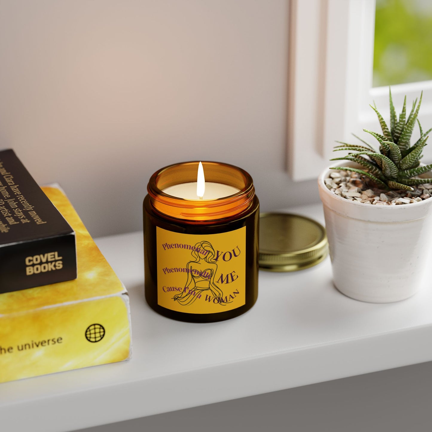 Phenomenal Woman Scented Candle, Aromatherapy Candle, Gift for Her, Self-Care Candle, Relaxation Decor