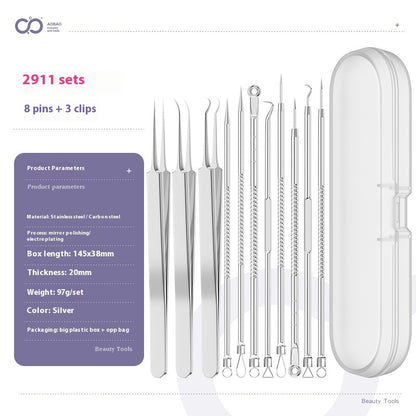 4-piece Needle Set Acne Clip Ultra Fine And Pointed