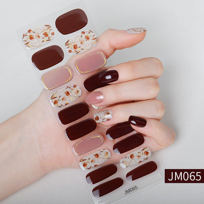 Waterproof And Durable Semi-curing Gel Nail Sticker