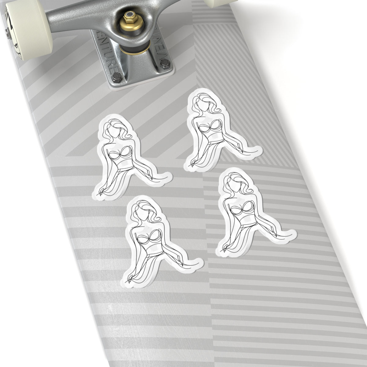 Cause I'm a Woman Kiss-Cut Stickers for Personal Expression, Laptop Decor, Artsy Journal Accessories, Gift for Friends