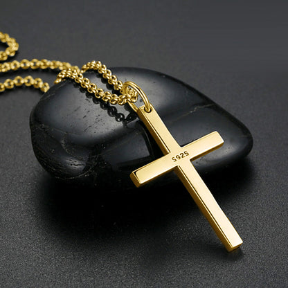 Sterling Silver Cross Pendant Necklace