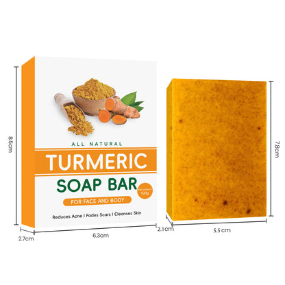 Turmeric Lemon Soap Handmade Cold Process