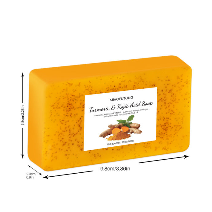 Turmeric Lemon Soap Handmade Cold Process