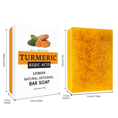 Turmeric Lemon Soap Handmade Cold Process