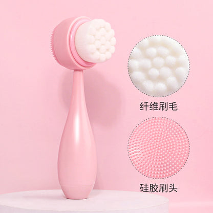 Facial Brush Keep Dry Three-piece Coral Fleece Absorbent Hair Band