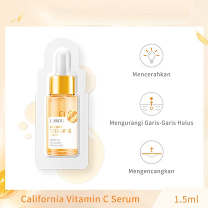 Vitamin C Fluid Bags Pack 15ml Moisturizing Cosmetics travel packs