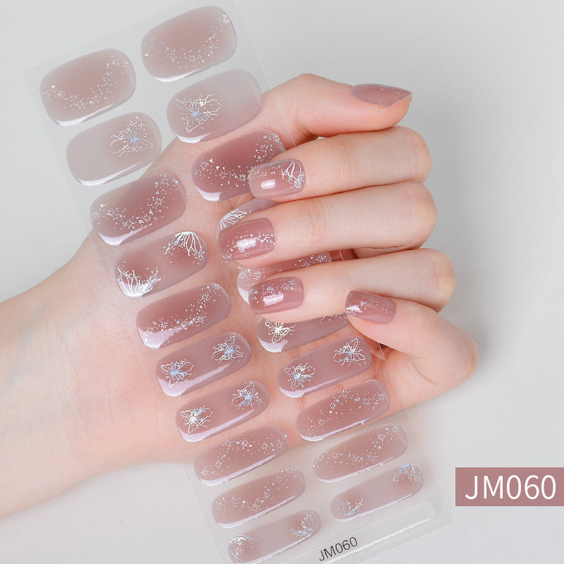 Waterproof And Durable Semi-curing Gel Nail Sticker