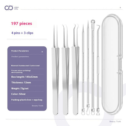 4-piece Needle Set Acne Clip Ultra Fine And Pointed