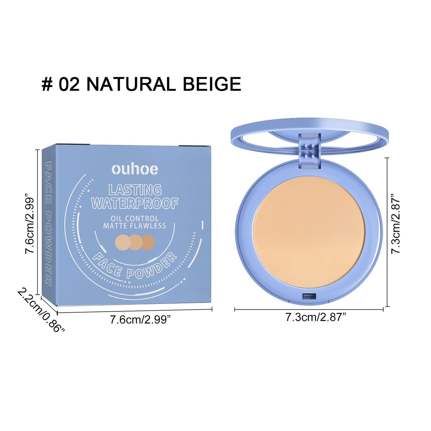 Long-lasting Finishing face powder