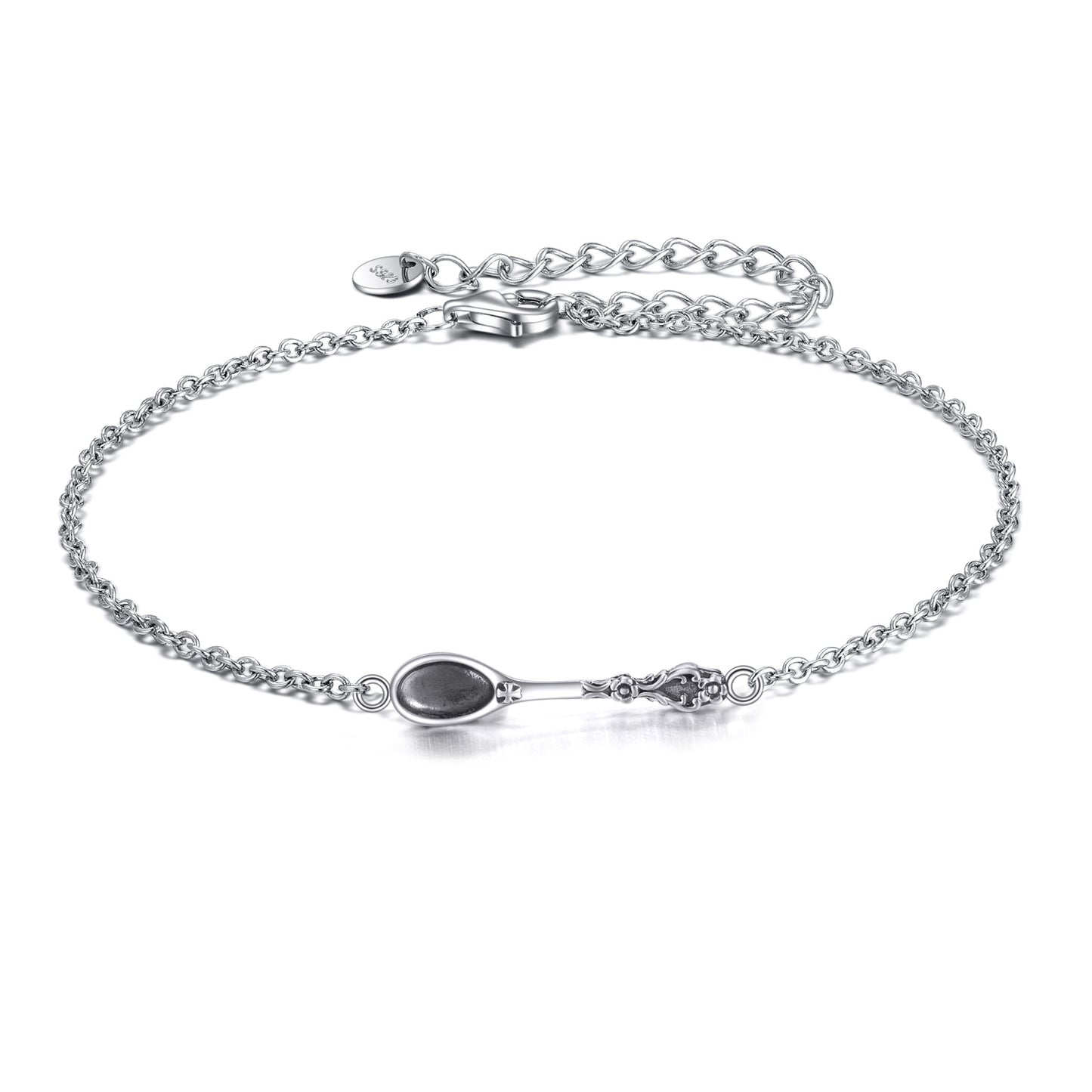 Spoon Bracelet 925 Sterling Silver