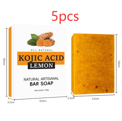 Turmeric Lemon Soap Handmade Cold Process