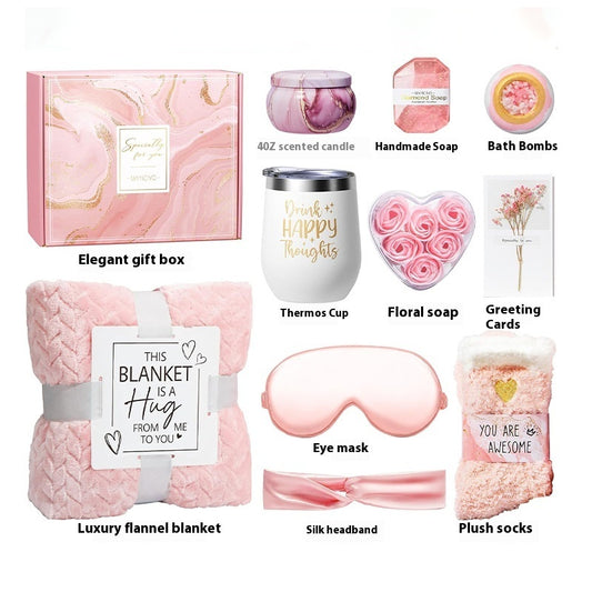 Aromatherapy Candle, Soap, Bath Set Gift Set Birthday