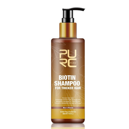 Ginger Biotin Three-piece Shampoo Conditioner Repair Dry And Frizz Essential Oil