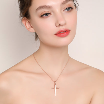 Sterling Silver Cross Pendant Necklace